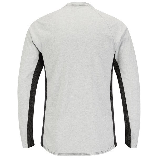 Two-Tone Base Layer with Long Sleeves in Gray